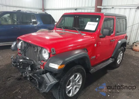 2019 Jeep Wrangler Sport S 4X4 from USA, damaged, VIN 1C4GJXAG9KW564116